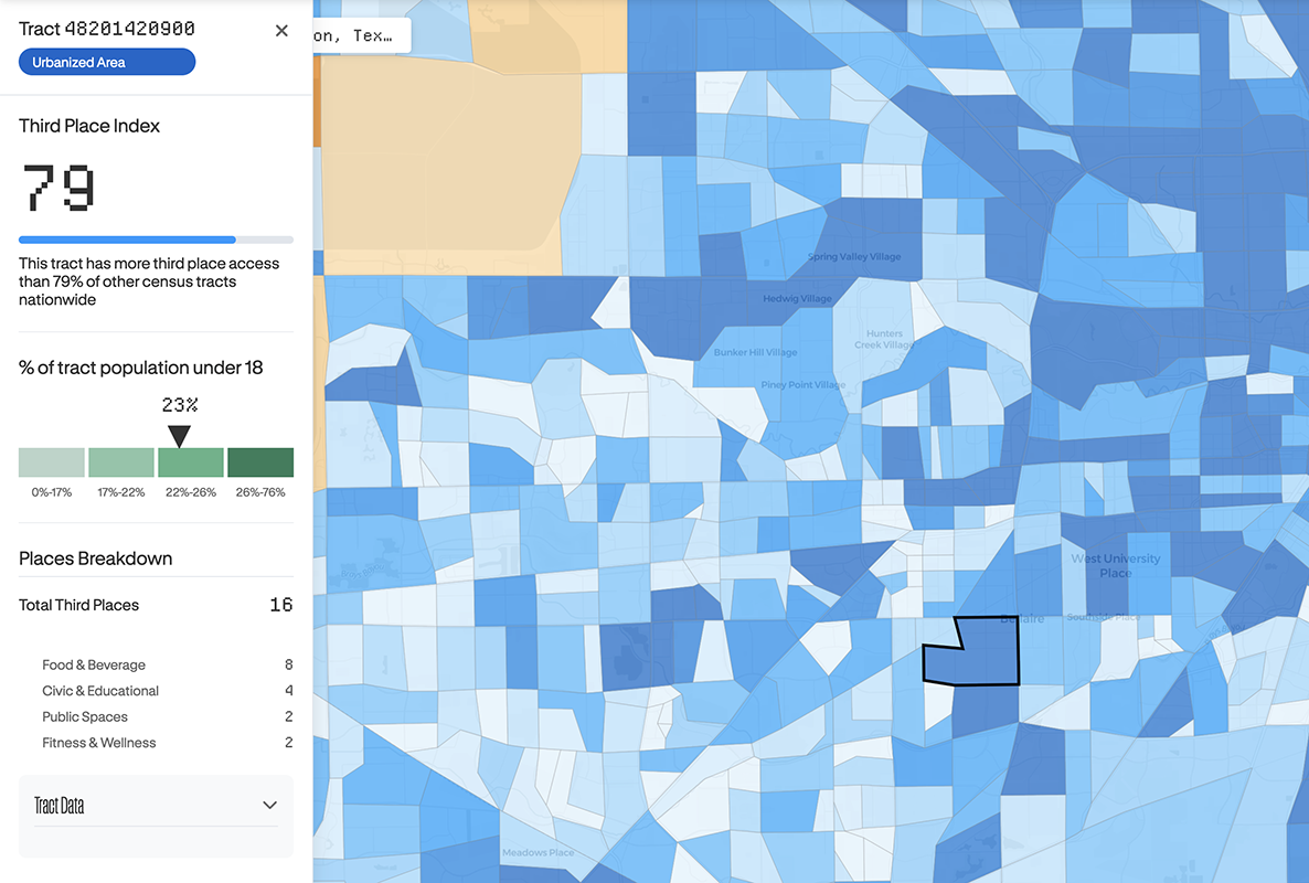 Third Place Index interactive map